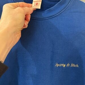 Sporty and rich crew neck